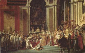 Jacques-Louis  David Consecration of the Emperor Napoleon (mk05) France oil painting art